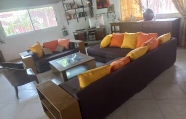 Beautiful furnished villa F4 in residence for rent in Saly