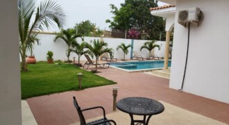 Furnished villa f5 for rent in saly