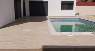 Beautiful new villa f5 unfurnished for rent in ngaparou